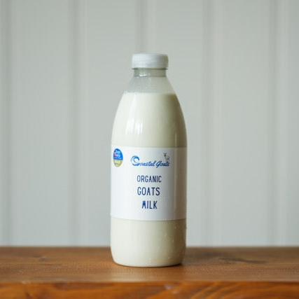 Gently Pasteurised Goats Milk 1 Litre